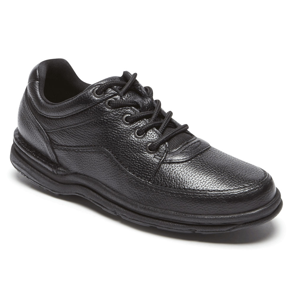 Rockport Sneakers For Mens Black - World Tour Classic Shoe - QR1820765